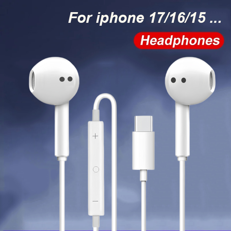 Для Apple iPhone 15, 14, 13 Pr – обзор и цена Wired Earphone Lightning