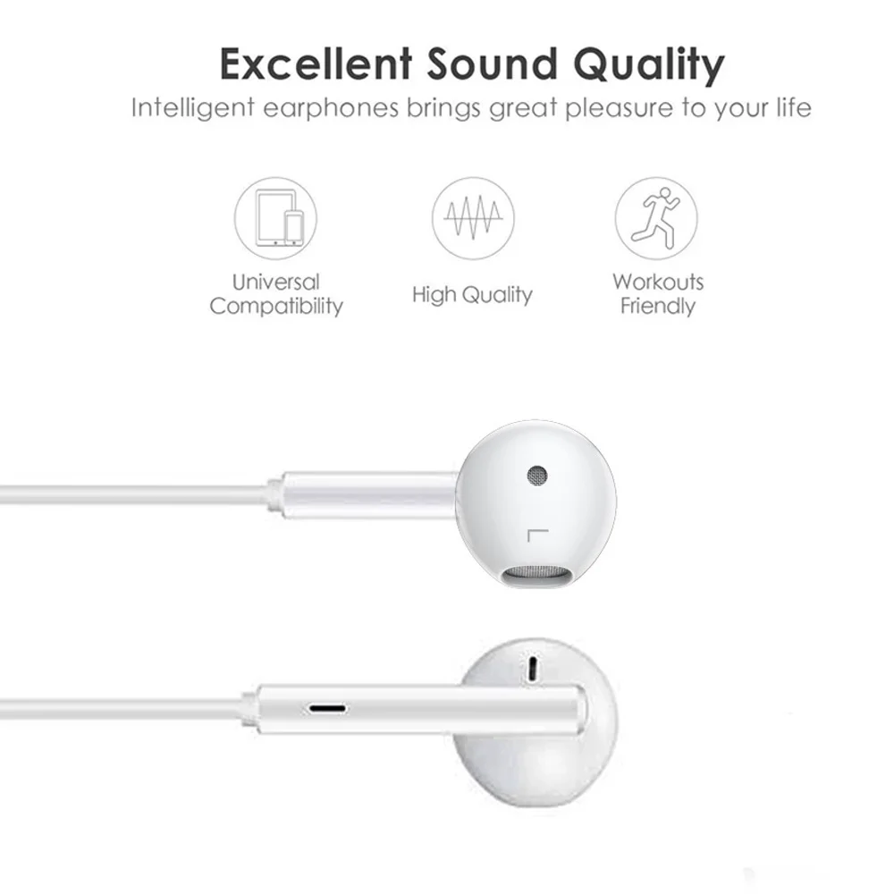 Новые наушники USB Type C 2023 – обзор и цена Wired Earphone Lightning