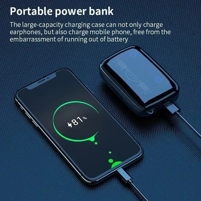 Беспроводные наушники TWS Blue – обзор и цена Wired Earphone Lightning