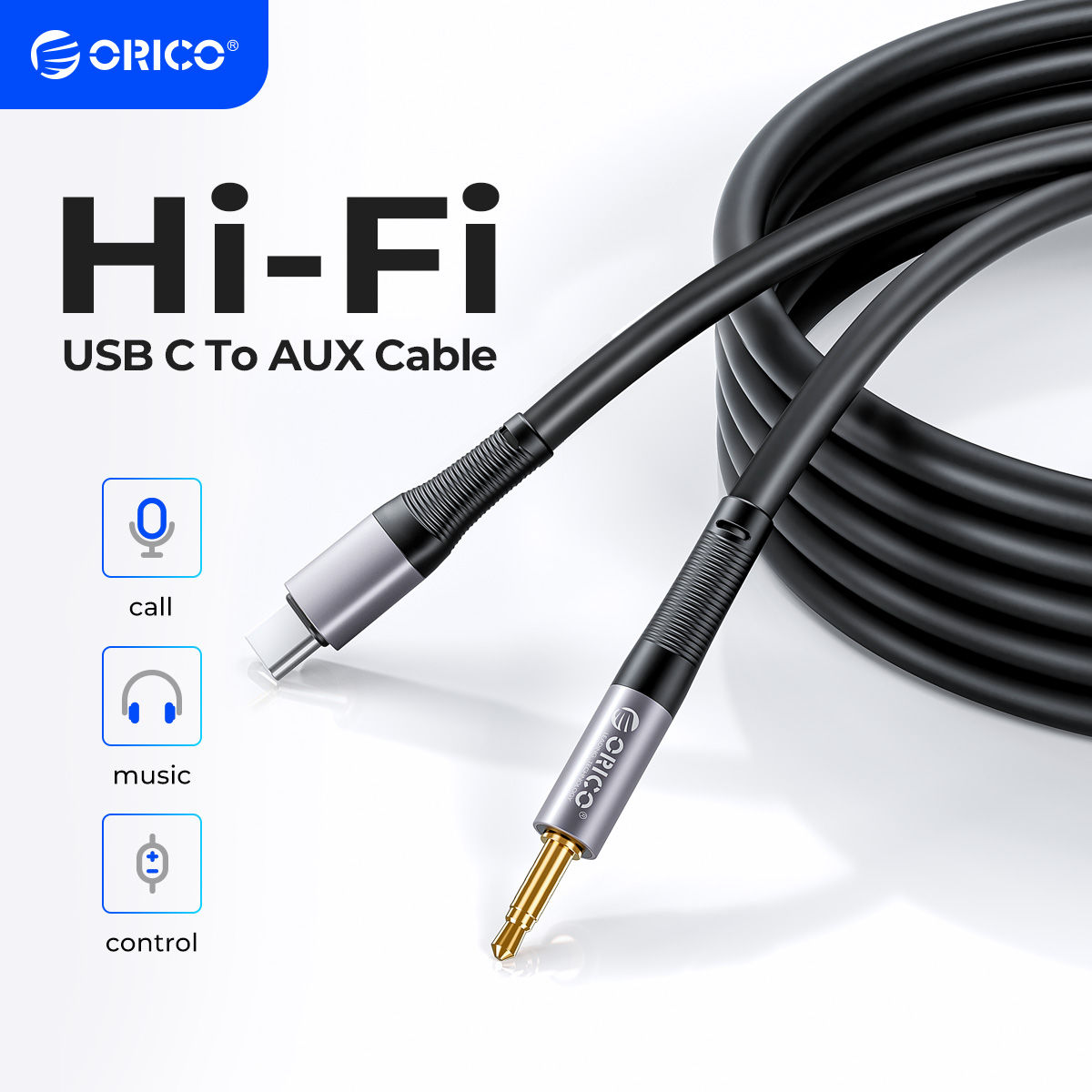 Аудиокабель ORICO с разъемом U – обзор и цена Wired Earphone Lightning