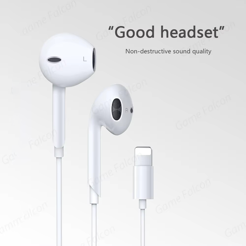 Для iPhone 15, 14, 13 Pro: выс – обзор и цена Wired Earphone Lightning